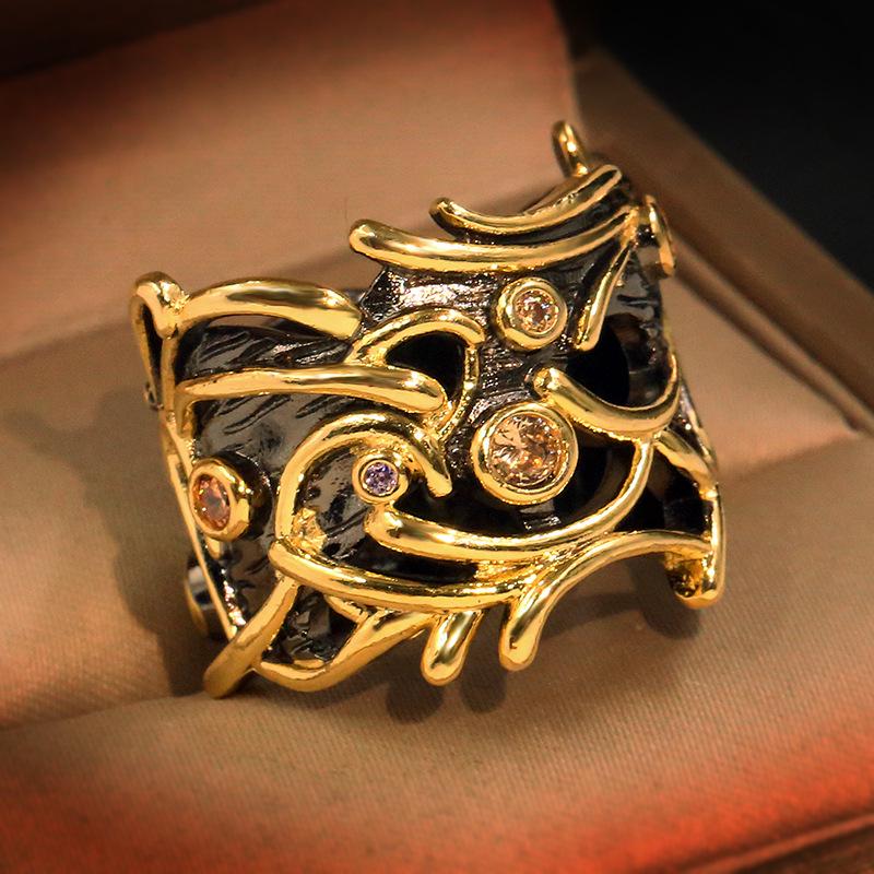 New personality superb craft ring hollow geometric mosaic couple ring for women wedding party engagement jewelry ring gift 10
New personality superb craft ring hollow geometric mosaic couple ring for women wedding party engagement jewelry ring gift 10