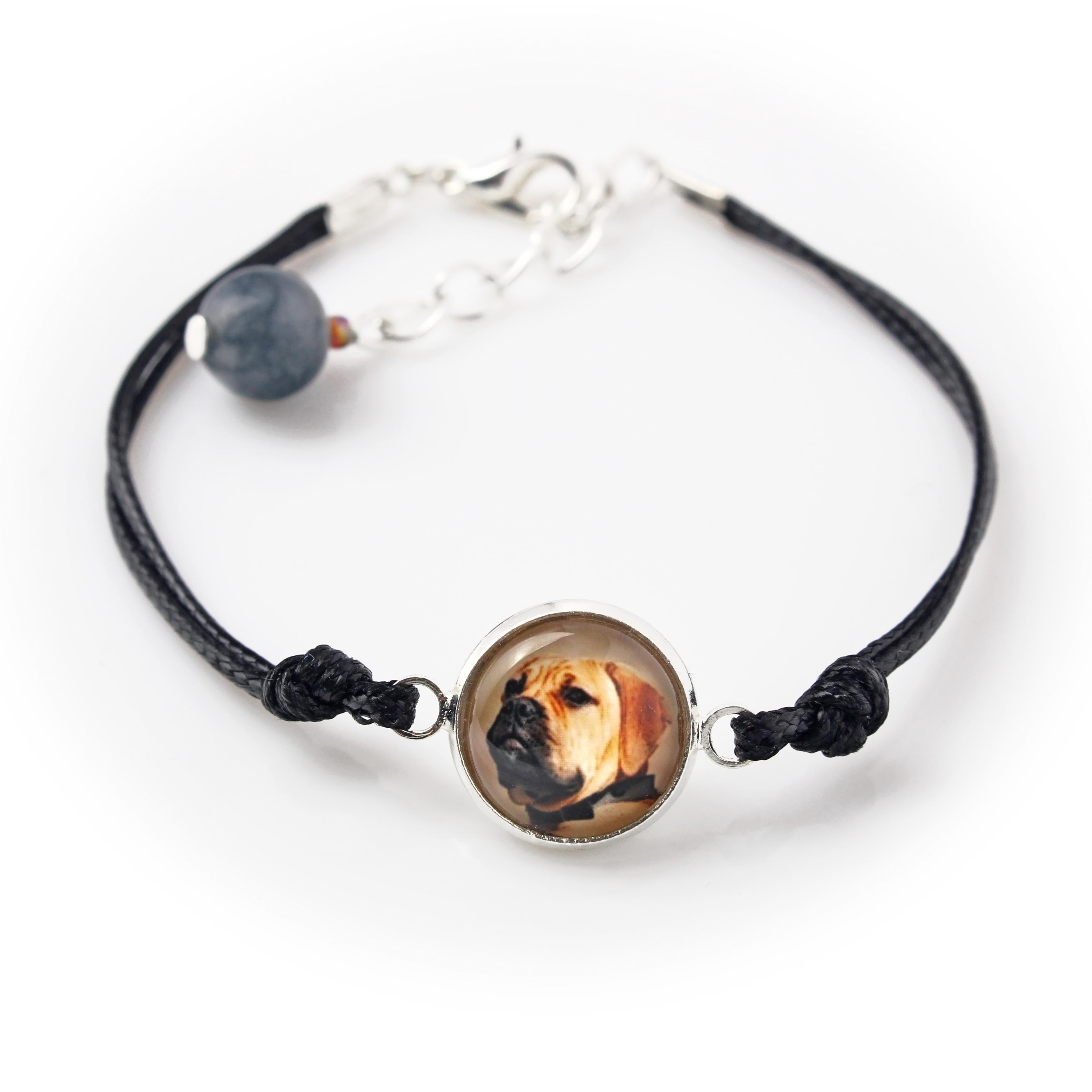Bullmastiff - bracelet with your photo handmade, unique jewelry from the Art-Dog brand срібний
Bullmastiff - bracelet with your photo handmade, unique jewelry from the Art-Dog brand срібний