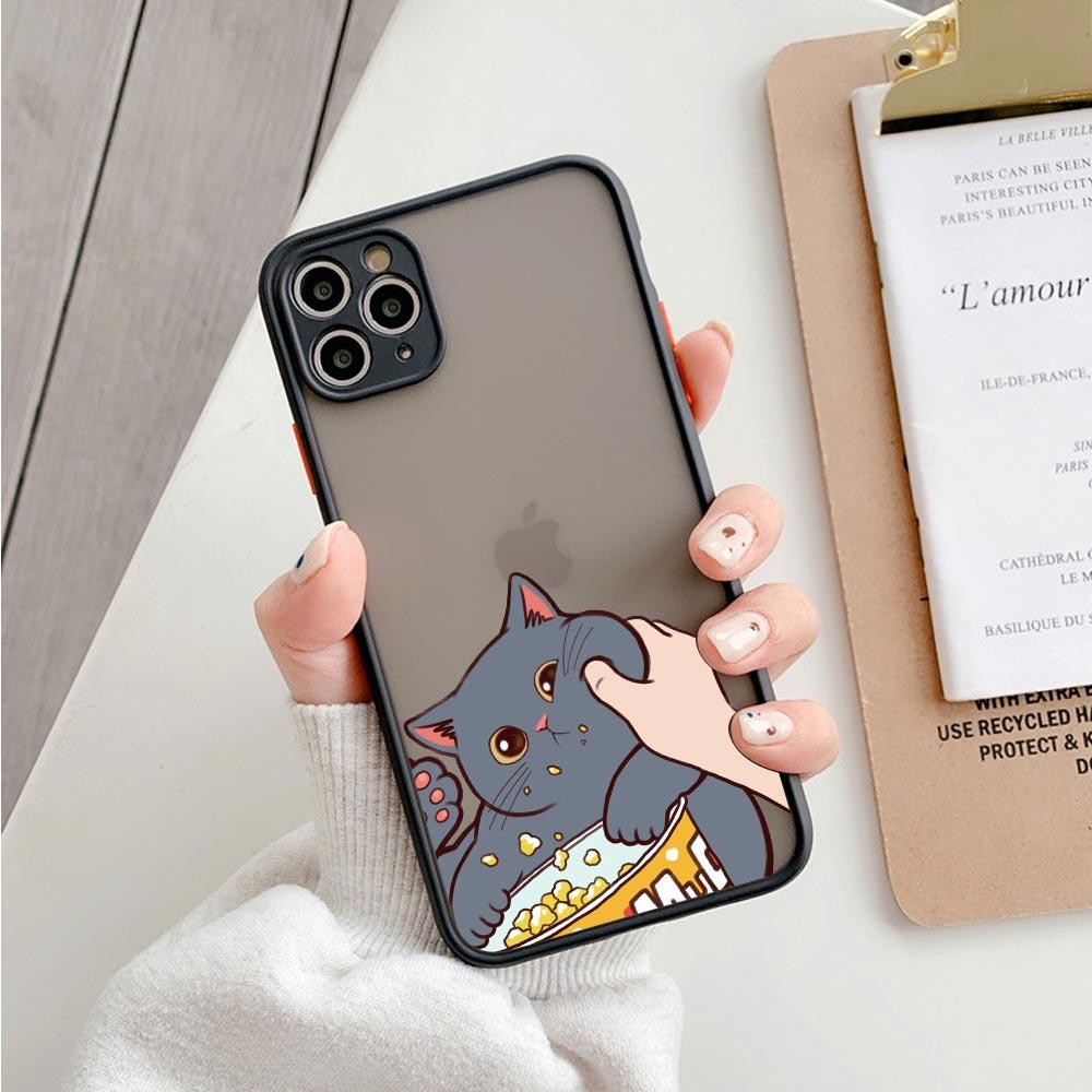 Противоударный матовый чехол для телефона с изображением животных для Iphone 11 12 13 Pro Max Mini 7 Plus XR XS, чехол с милым защемлением лица, есть закуски, кошка, косплей iPhone 6 (6S)
Противоударный матовый чехол для телефона с изображением животных для Iphone 11 12 13 Pro Max Mini 7 Plus XR XS, чехол с милым защемлением лица, есть закуски, кошка, косплей iPhone 6 (6S)