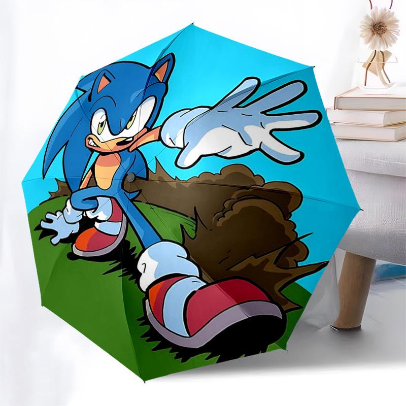 1pc Sonic the Hedgehog Automatic Opening/Closing Umbrella - Portable 3-Fold Design, 8-Bone Iron Frame Outdoor Umbrella - Ideal Gift for Fans, Traveler
1pc Sonic the Hedgehog Automatic Opening/Closing Umbrella - Portable 3-Fold Design, 8-Bone Iron Frame Outdoor Umbrella - Ideal Gift for Fans, Traveler