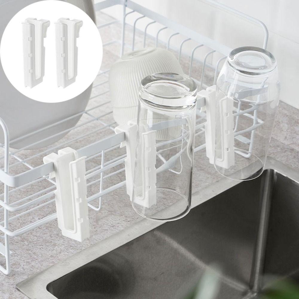 2Pcs Wall-mounted Upside-down Draining Cup Plastic Cup Storage Hook Durable Cup Hanging Rack
2Pcs Wall-mounted Upside-down Draining Cup Plastic Cup Storage Hook Durable Cup Hanging Rack
