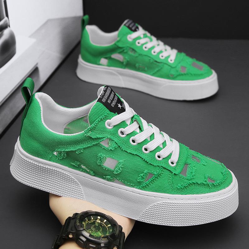 2024 summer new men s low-top ripped canvas casual trendy breathable comfortable beggar board shoes student men s shoes 44
2024 summer new men s low-top ripped canvas casual trendy breathable comfortable beggar board shoes student men s shoes 44