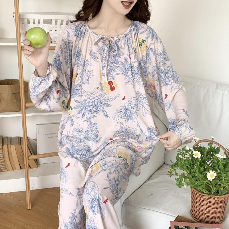 2 New Lyocell high-end pajamas women s spring and summer loose large-size loungewear suit can be worn outside and anti-light 2xl ( 62.5-75kg )
2 New Lyocell high-end pajamas women s spring and summer loose large-size loungewear suit can be worn outside and anti-light 2xl ( 62.5-75kg )