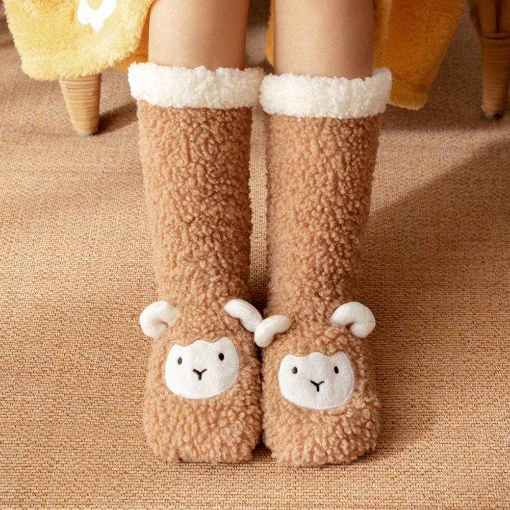 Non-slip Sock Slippers Warm Cotton Socks Cute Cartoon Floor Socks Women кавовий
Non-slip Sock Slippers Warm Cotton Socks Cute Cartoon Floor Socks Women кавовий