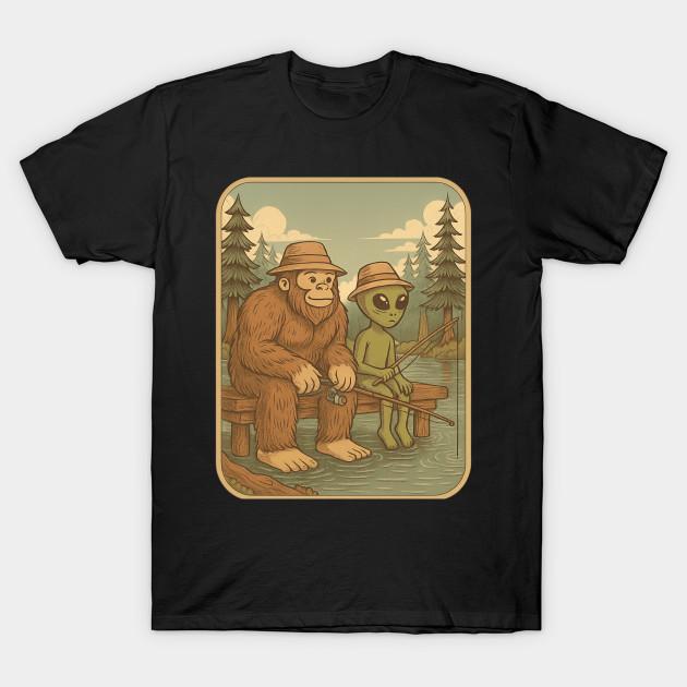 Men Black Print T-shirt Bigfoot And Alien Fishing – Funny Sasquatch Camping Lake Design No-Cut Transfer Paper Print Cotton Tshirt M чорний
Men Black Print T-shirt Bigfoot And Alien Fishing – Funny Sasquatch Camping Lake Design No-Cut Transfer Paper Print Cotton Tshirt M чорний