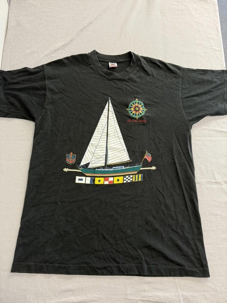 Vintage Sailing T-shirt Daytona Beach Sail Boat Flags XL Unisex T-Shirt XXXL
Vintage Sailing T-shirt Daytona Beach Sail Boat Flags XL Unisex T-Shirt XXXL
