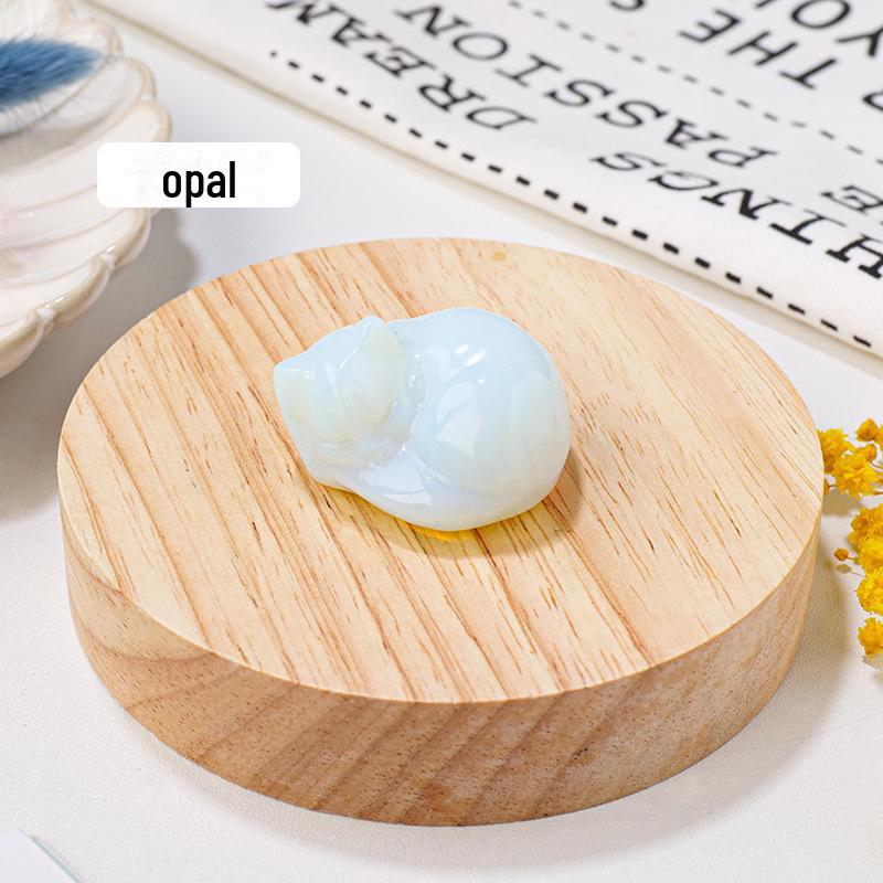 Фигурки кошек из натурального хрусталя: Украшения из полудрагоценных камней ручной работы для домашнего декора 2x3.5x3.5 cm
Фигурки кошек из натурального хрусталя: Украшения из полудрагоценных камней ручной работы для домашнего декора 2x3.5x3.5 cm