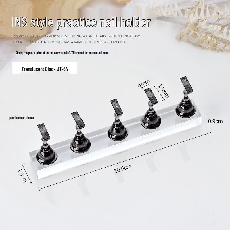 Магнитная подставка-держатель для ногтей для практики акрилом с носимым дизайном «кошачий глаз»
Магнитная подставка-держатель для ногтей для практики акрилом с носимым дизайном «кошачий глаз»