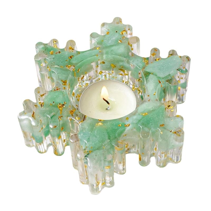 Elegant Colorful Crystal Snowflake Shape Tealight Candle Holder Resins Craft for Weddings, Home Decoration, and Dining
Elegant Colorful Crystal Snowflake Shape Tealight Candle Holder Resins Craft for Weddings, Home Decoration, and Dining