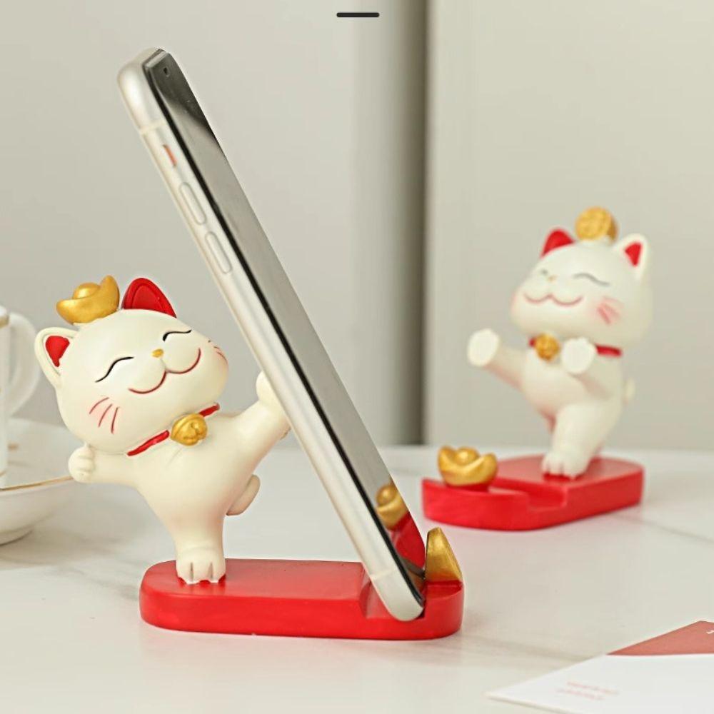 Lucky Cat Mobile Phone Stand Desk Decoration Tablet Bracket New Festive Ornament For Mobile Phones Type B
Lucky Cat Mobile Phone Stand Desk Decoration Tablet Bracket New Festive Ornament For Mobile Phones Type B