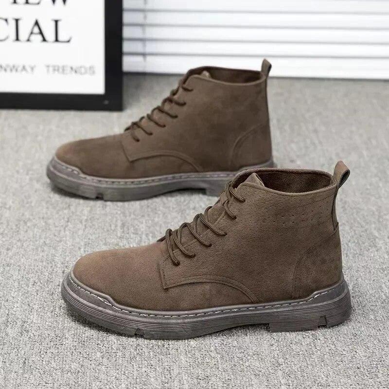 Men s Classic Vintage Boots Trend Outdoor High Top Fashi British Short Boots Travel Mountaineering Casual Shoes 39
Men s Classic Vintage Boots Trend Outdoor High Top Fashi British Short Boots Travel Mountaineering Casual Shoes 39