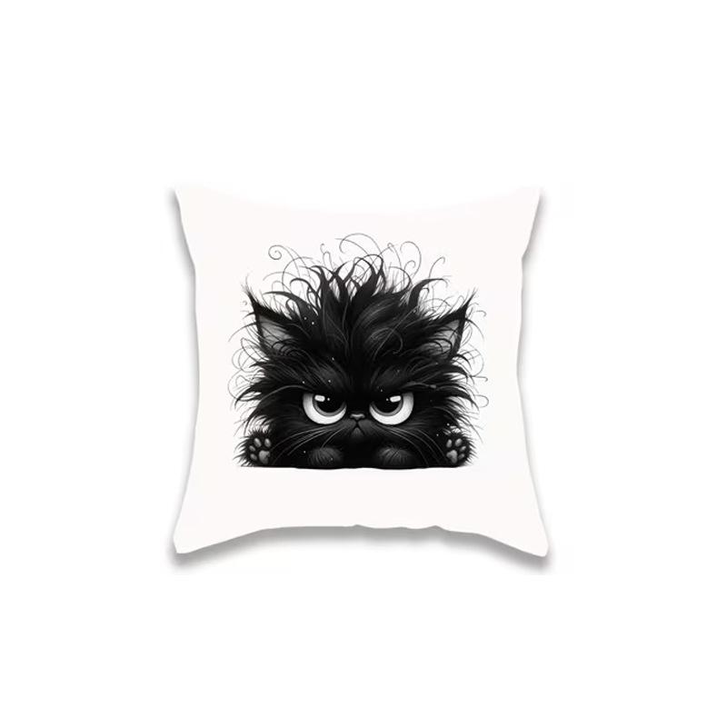 45x45cm black and white cat pillowcase polyester cute cartoon home decoration 45x45cm
45x45cm black and white cat pillowcase polyester cute cartoon home decoration 45x45cm