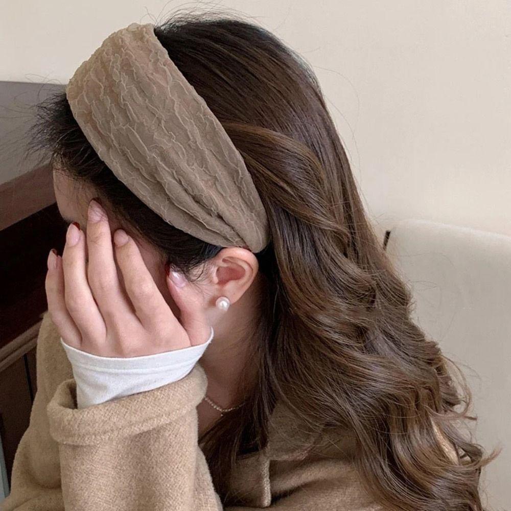 Face Wash Wide Headband Solid Color Chiffon Hair Hoop Fashion Wide Edge Hairband Makeup кофейный
Face Wash Wide Headband Solid Color Chiffon Hair Hoop Fashion Wide Edge Hairband Makeup кофейный