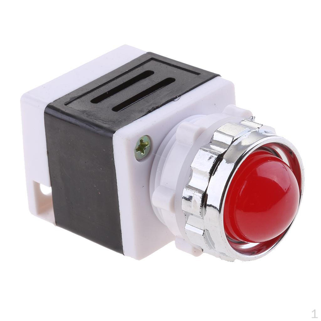 Indication Lamp - Light 22mm Panel AC220V червоний
Indication Lamp - Light 22mm Panel AC220V червоний