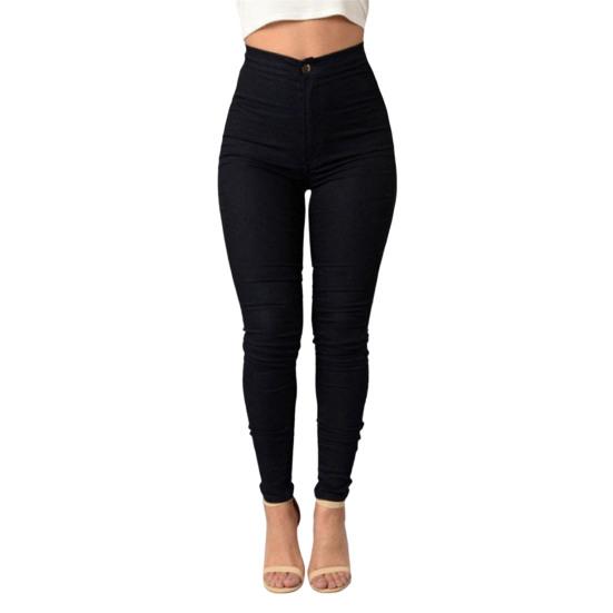 Women Skinny Trousers Slim Fit Solid Color Pants Cotton Blend High Waist Casual S чёрный
Women Skinny Trousers Slim Fit Solid Color Pants Cotton Blend High Waist Casual S чёрный