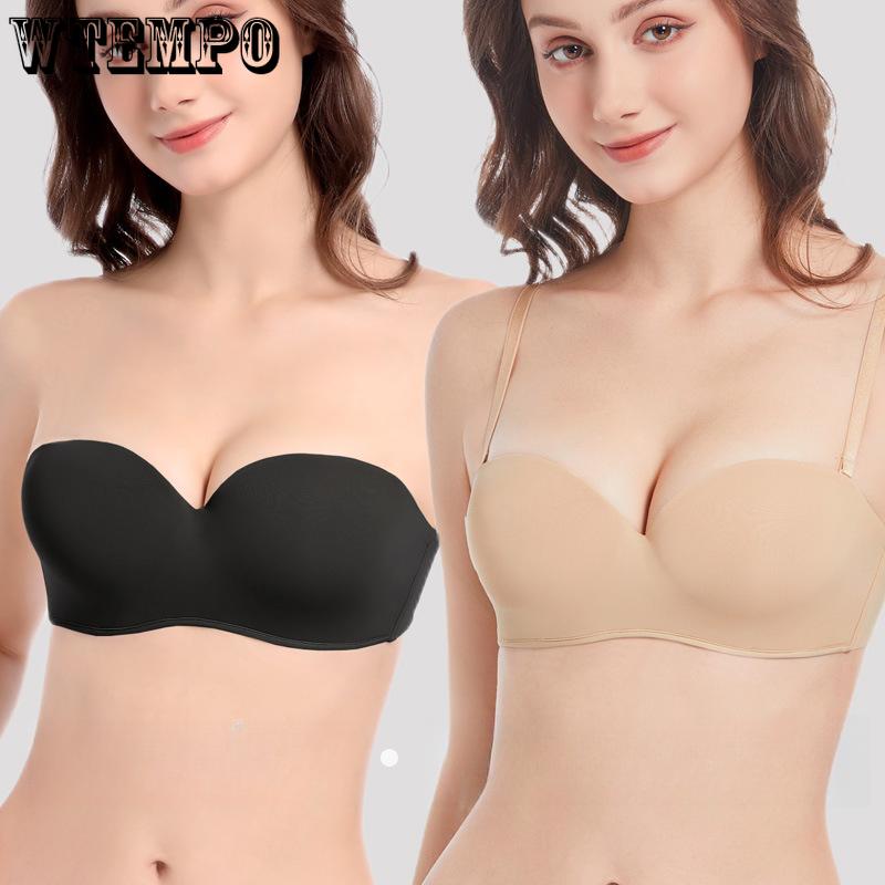 Women s Seamless Bra Strapless Bra Soft Steel Ring Gathering Anti Sagging Sexy Bra 32/70B
Women s Seamless Bra Strapless Bra Soft Steel Ring Gathering Anti Sagging Sexy Bra 32/70B