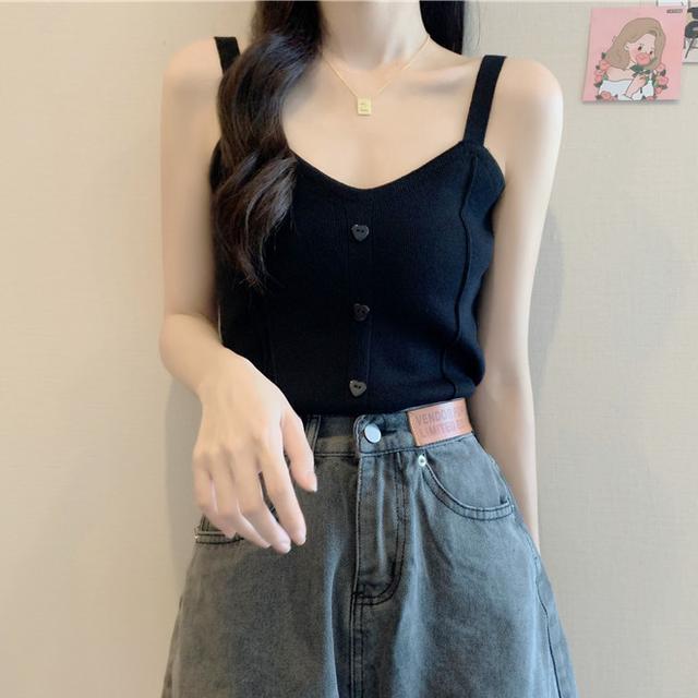 Plus Size French Style Camisole Vest: Women s Summer Outerwear Top One Size (80-100 jin) чёрный
Plus Size French Style Camisole Vest: Women s Summer Outerwear Top One Size (80-100 jin) чёрный