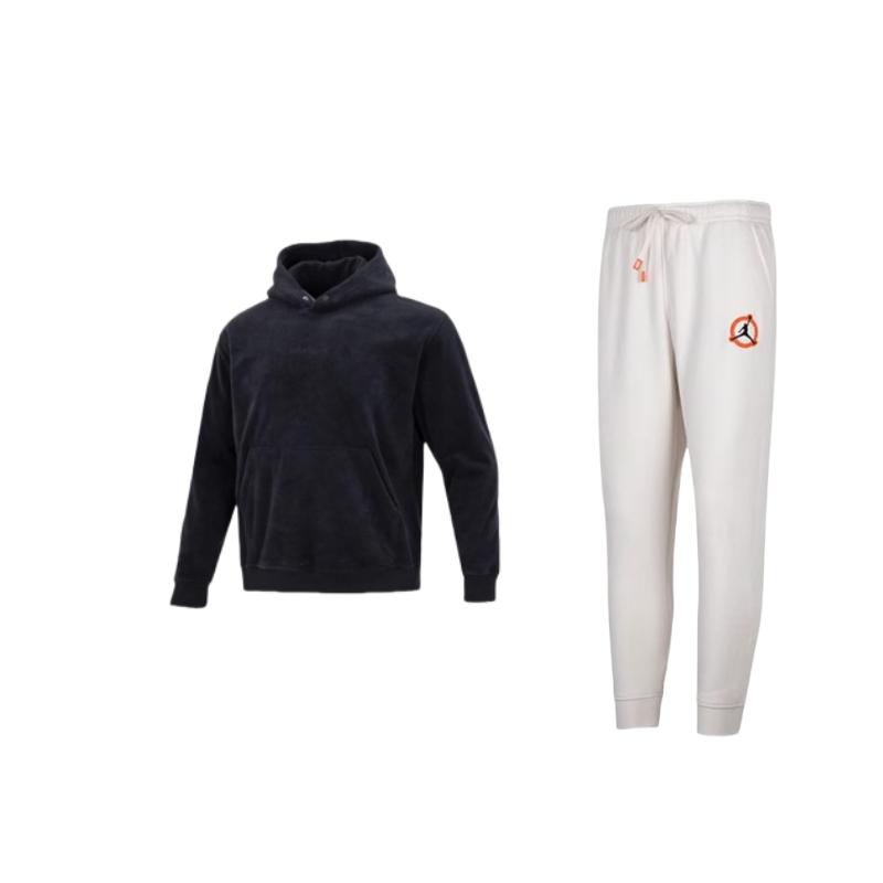 Jordan Solid Color Logo Embroidered Hoodie And Drawstring Mid-Waist Long Pants Casual Sports Set Men sets DV7597-030+DV1572-010 XL
Jordan Solid Color Logo Embroidered Hoodie And Drawstring Mid-Waist Long Pants Casual Sports Set Men sets DV7597-030+DV1572-010 XL