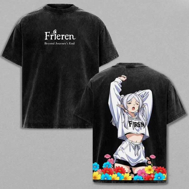Frieren Beyond Journey s End Clothing Men Women Manga T-shirts Vintage Washed T Shirt Casual Cotton Tee Harajuku Male Tshirt XXL чорний
Frieren Beyond Journey s End Clothing Men Women Manga T-shirts Vintage Washed T Shirt Casual Cotton Tee Harajuku Male Tshirt XXL чорний
