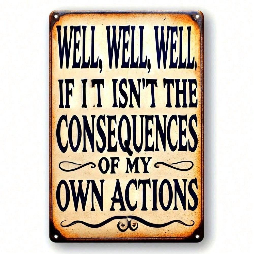 Vintage Metal Wall Sign Sarcastic Joke Decor for Bar Living Room Basement
Vintage Metal Wall Sign Sarcastic Joke Decor for Bar Living Room Basement