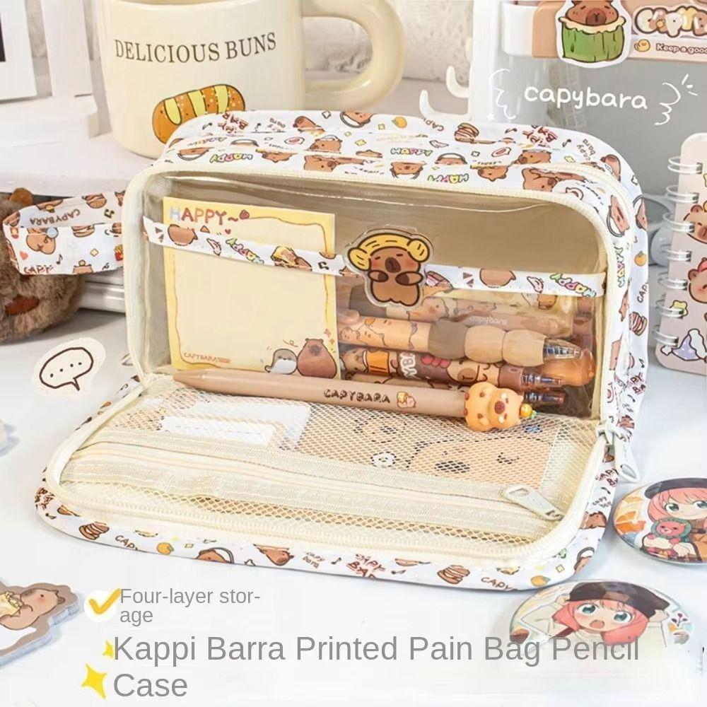 Холщовый пенал Capibara Penbag Capibala Канцелярская коробка Косметичка Capibala Pen Bag Children
Холщовый пенал Capibara Penbag Capibala Канцелярская коробка Косметичка Capibala Pen Bag Children