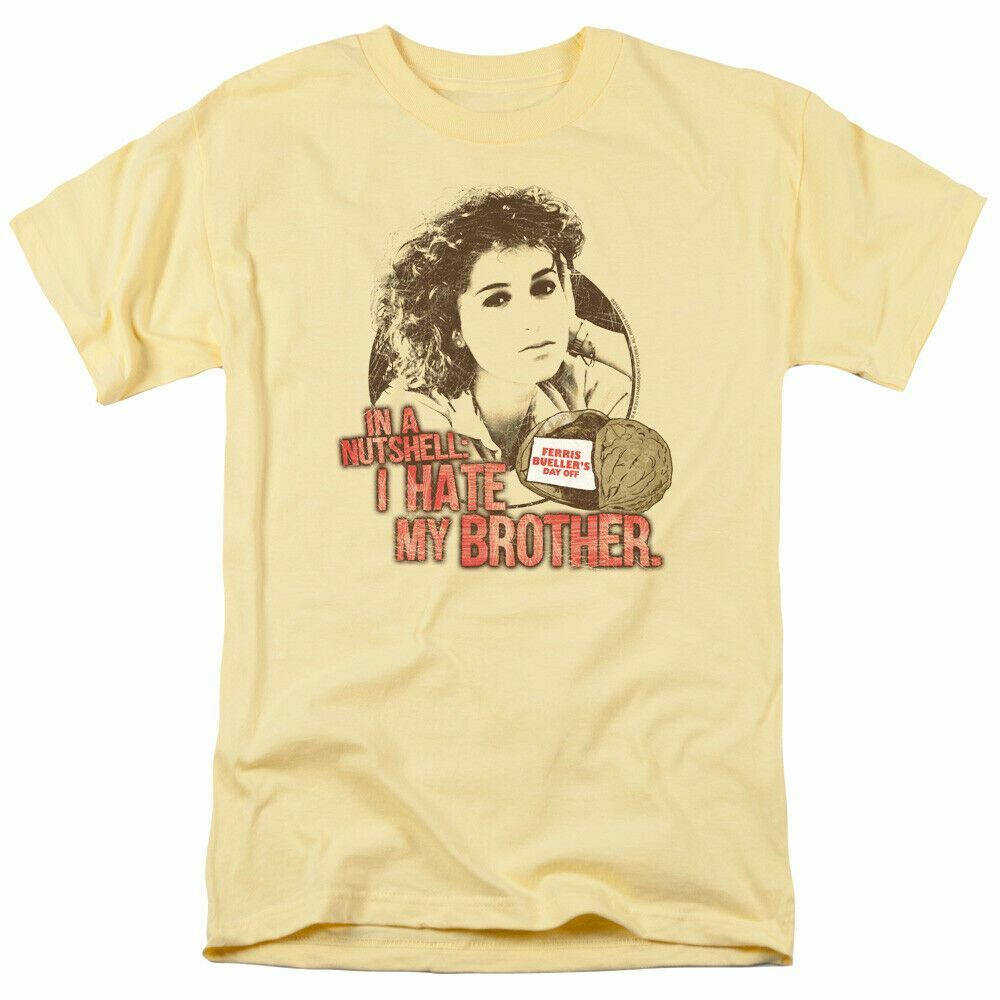 Ferris Bueller s Day Off Nuttshell T Shirt Mens Licensed 80s Movie Tee Banana S
Ferris Bueller s Day Off Nuttshell T Shirt Mens Licensed 80s Movie Tee Banana S