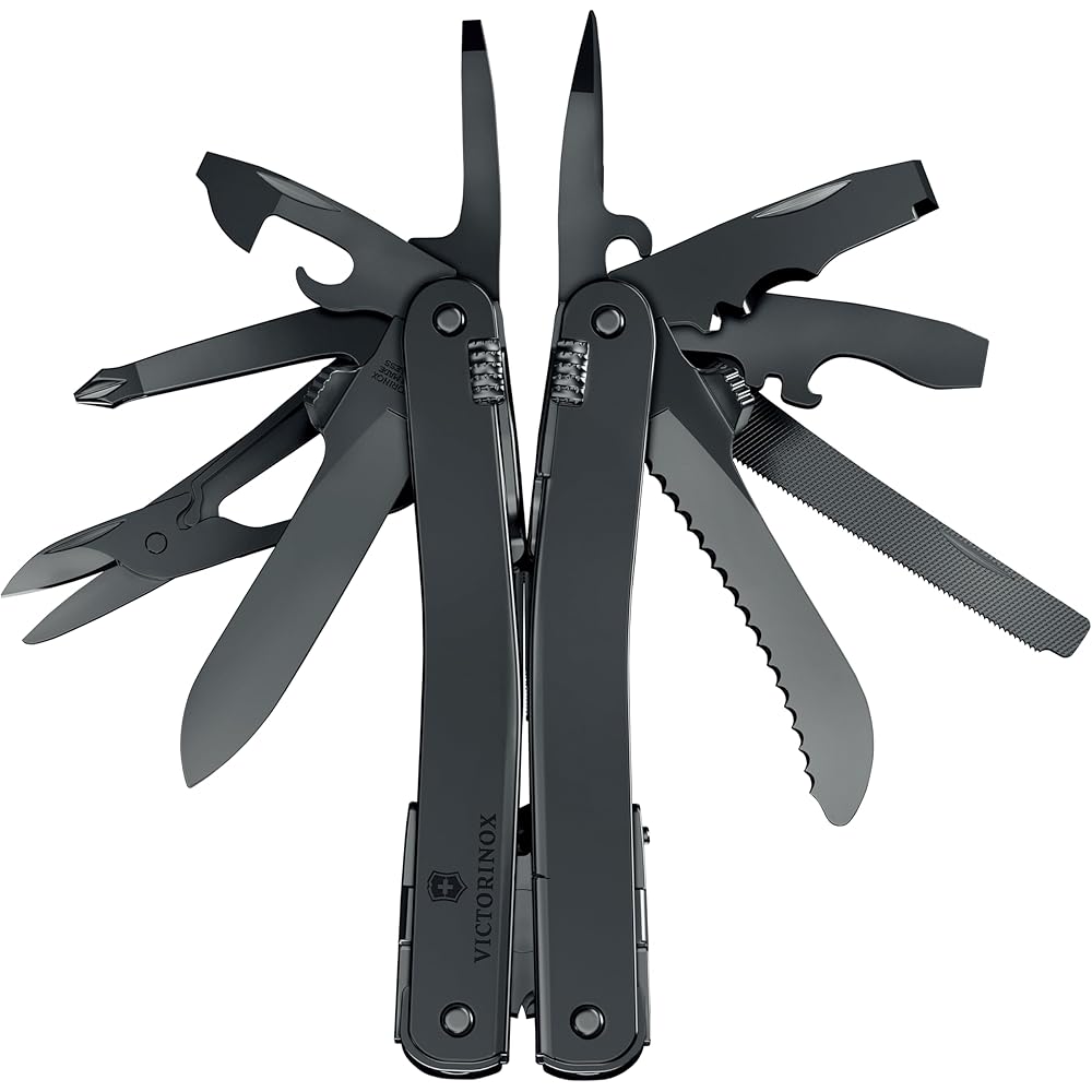 Victorinox SwissTool Spirit MXBS Black Multi-Tool with Nylon Case 26 Functions Swiss Army Knife
Victorinox SwissTool Spirit MXBS Black Multi-Tool with Nylon Case 26 Functions Swiss Army Knife