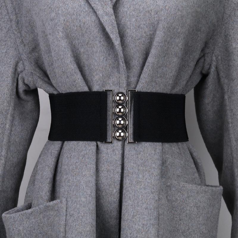 Европейский и американский женский эластичный пояс-корсет - Универсальное широкое украшение для талии для платьев чёрный
Европейский и американский женский эластичный пояс-корсет - Универсальное широкое украшение для талии для платьев чёрный