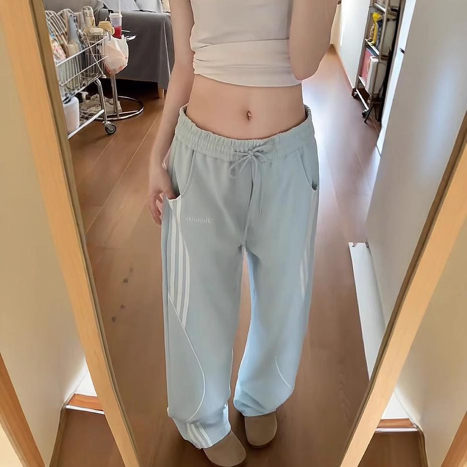 Three-Dimensional Waistband American Stripe Fleece Sweatpants - Women s Autumn/Winter Casual Straight Wide-Leg Pants M
Three-Dimensional Waistband American Stripe Fleece Sweatpants - Women s Autumn/Winter Casual Straight Wide-Leg Pants M