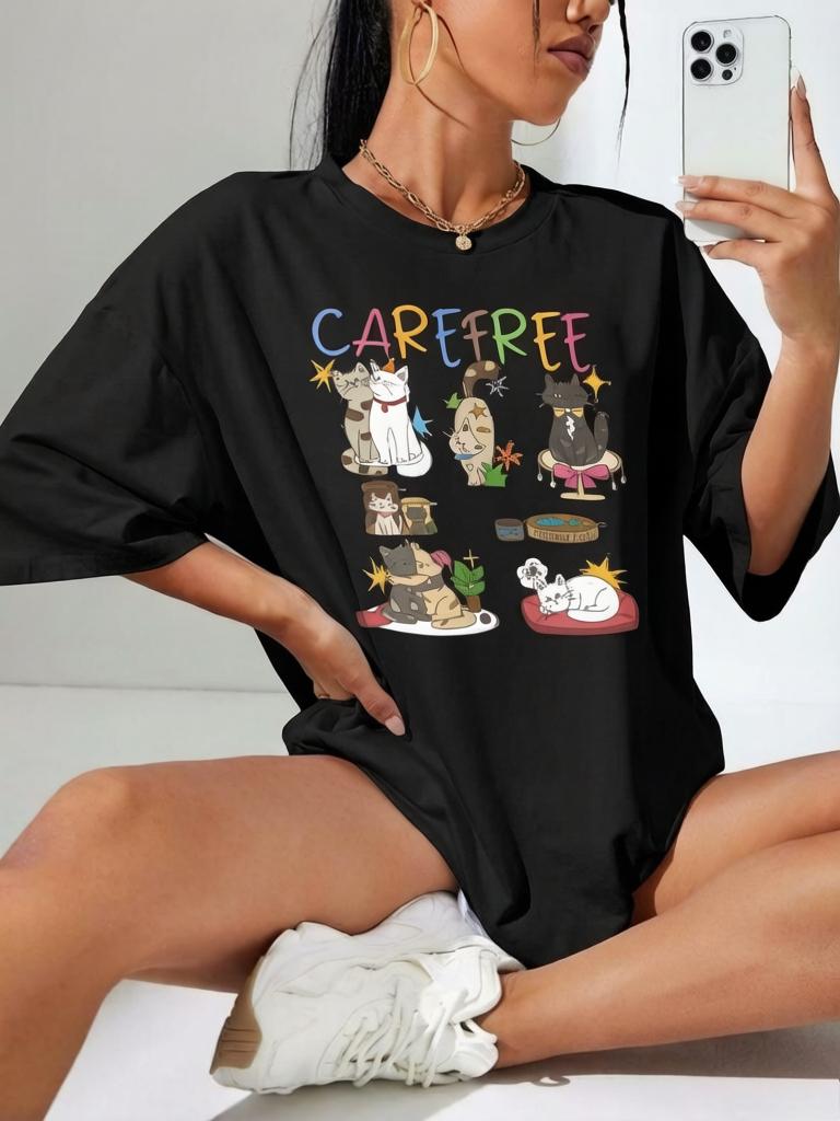 2026 Summer CareFree TShirt Women Vintage Grunge Aesthetic New Fashion Womens TShirt Comfortable 4XL
2026 Summer CareFree TShirt Women Vintage Grunge Aesthetic New Fashion Womens TShirt Comfortable 4XL