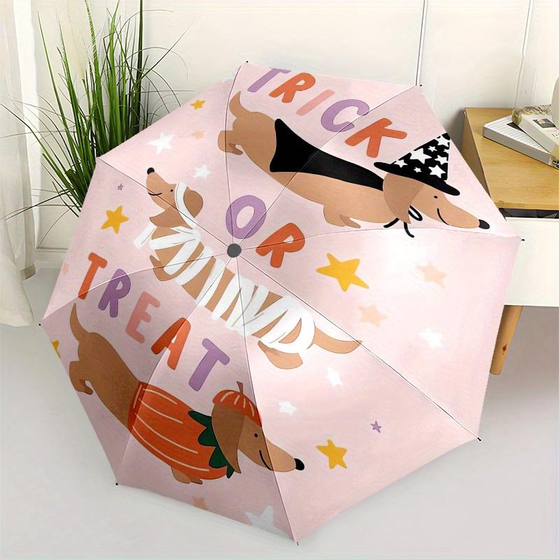 1pc Halloween Dachshund Treats Umbrella with Plastic Handle,Suitable for All Seasons Home Travel Outdoor UmbrellaB1862
1pc Halloween Dachshund Treats Umbrella with Plastic Handle,Suitable for All Seasons Home Travel Outdoor UmbrellaB1862