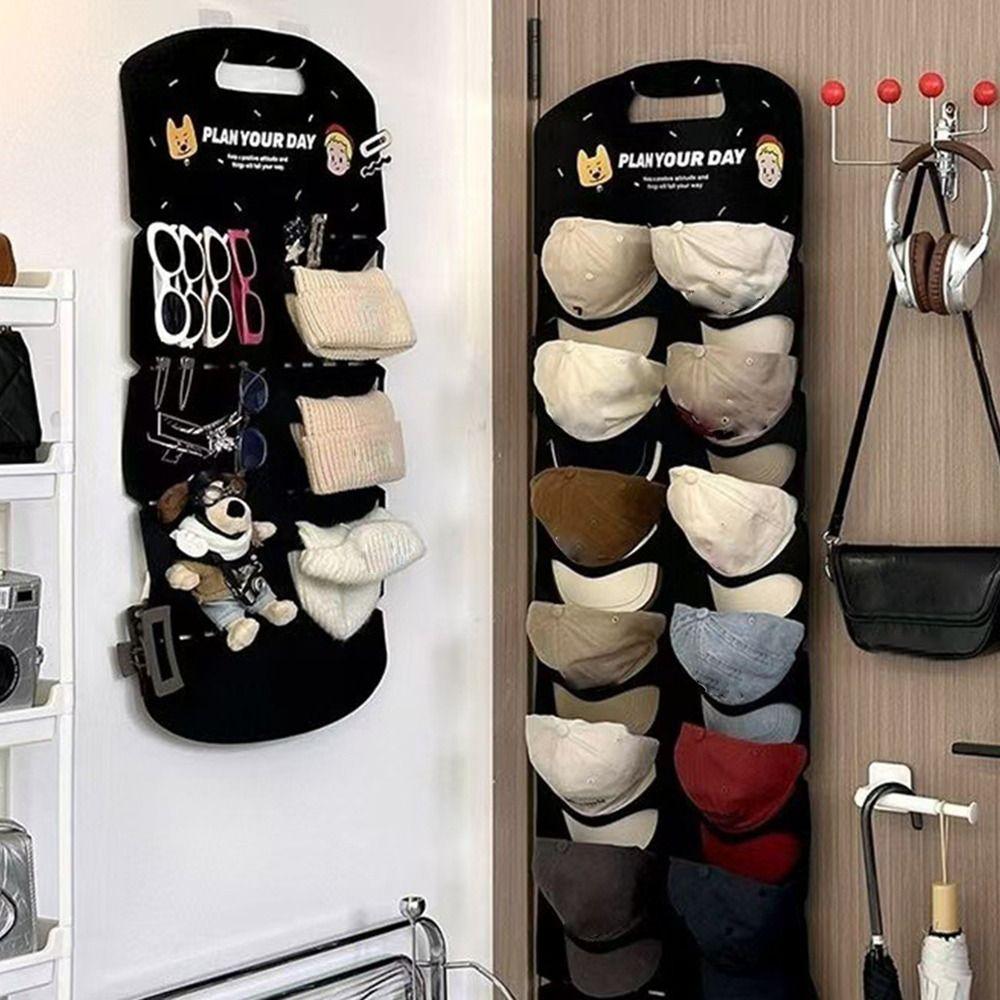 Collecting Baseball Cap Display Rack Door Back Hat Holder Creative Hat Storage Bag Household Beige-6 grids
Collecting Baseball Cap Display Rack Door Back Hat Holder Creative Hat Storage Bag Household Beige-6 grids