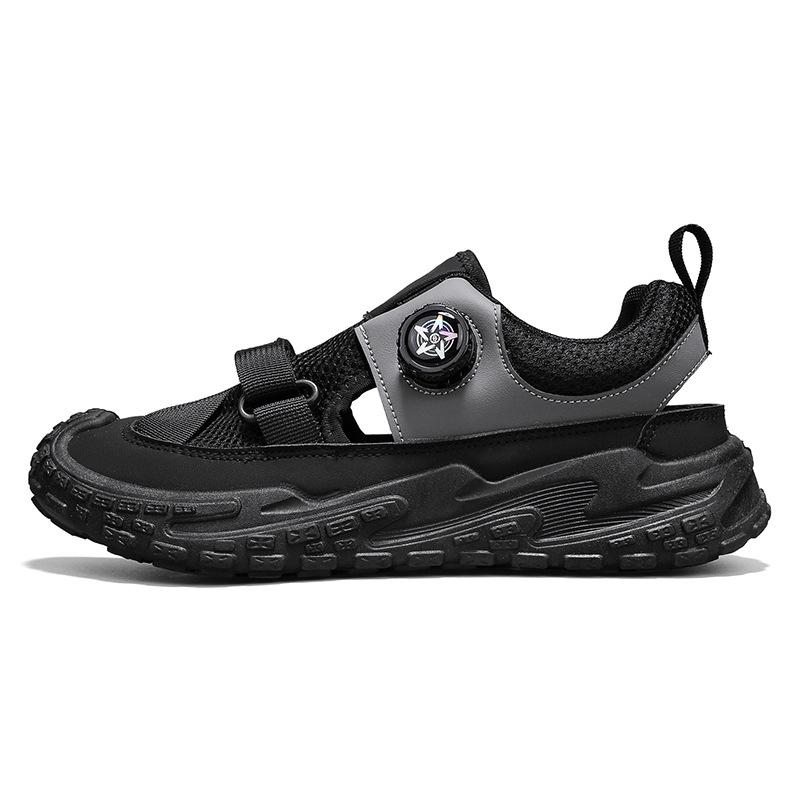 Summer sandals outdoor hollow breathable rotating button platform sandals beach shoes driving wading shoes 44 чорний
Summer sandals outdoor hollow breathable rotating button platform sandals beach shoes driving wading shoes 44 чорний