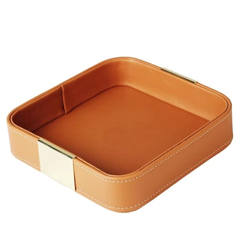 Leather Desktop Storage Tray Organizer Tray for Entryway Table To Hold Jewelry Watch Phone Wallet Container
Leather Desktop Storage Tray Organizer Tray for Entryway Table To Hold Jewelry Watch Phone Wallet Container