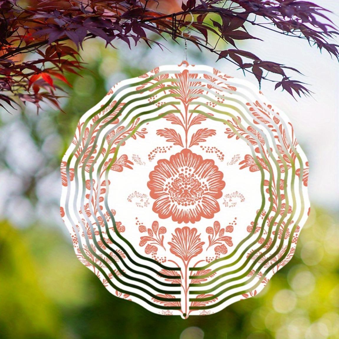 10 Inch Floral Wind Chime for Outdoor Garden Decor Rotating Hanging Wind Chime with 360 Hook Artistic Design Perfect Gift for Spring and Summer 01A
10 Inch Floral Wind Chime for Outdoor Garden Decor Rotating Hanging Wind Chime with 360 Hook Artistic Design Perfect Gift for Spring and Summer 01A