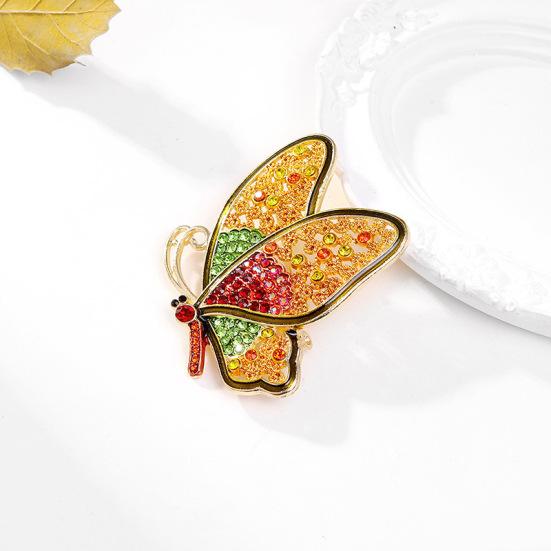 Брошь бабочка со стразами Простая мода Продвинутый унисекс Корсаж Темперамент Универсальная брошь 
Брошь бабочка со стразами Простая мода Продвинутый унисекс Корсаж Темперамент Универсальная брошь