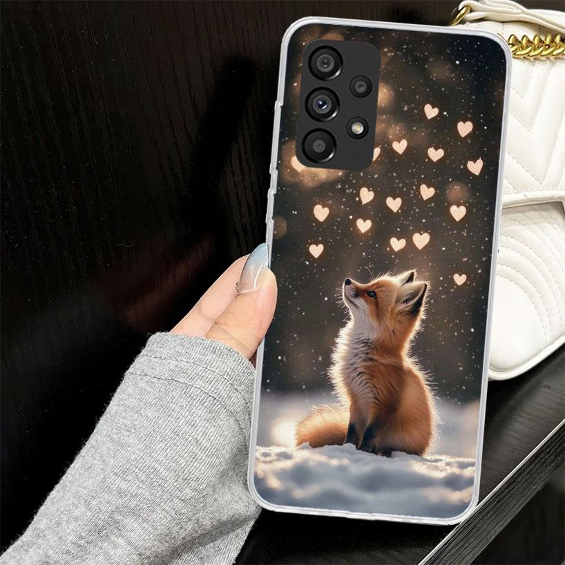Animal Fox Case for Samsung Galaxy A52 A42 A32 A22 A12 A51 A50 A02S Phone Cover A41 A31 A21S A40 A30S A20E A10S A71 Samsung A42 5G
Animal Fox Case for Samsung Galaxy A52 A42 A32 A22 A12 A51 A50 A02S Phone Cover A41 A31 A21S A40 A30S A20E A10S A71 Samsung A42 5G
