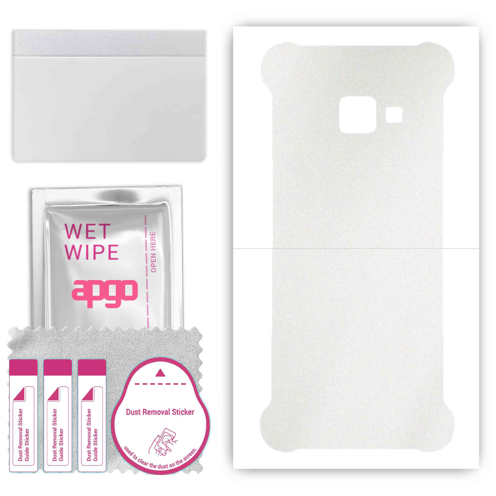 apgo Protective Skin Sticker for the back compatible with Samsung Galaxy Xcover 4, Wrap Film, Foil, Vinyl - Pattern Matte Transparent
apgo Protective Skin Sticker for the back compatible with Samsung Galaxy Xcover 4, Wrap Film, Foil, Vinyl - Pattern Matte Transparent