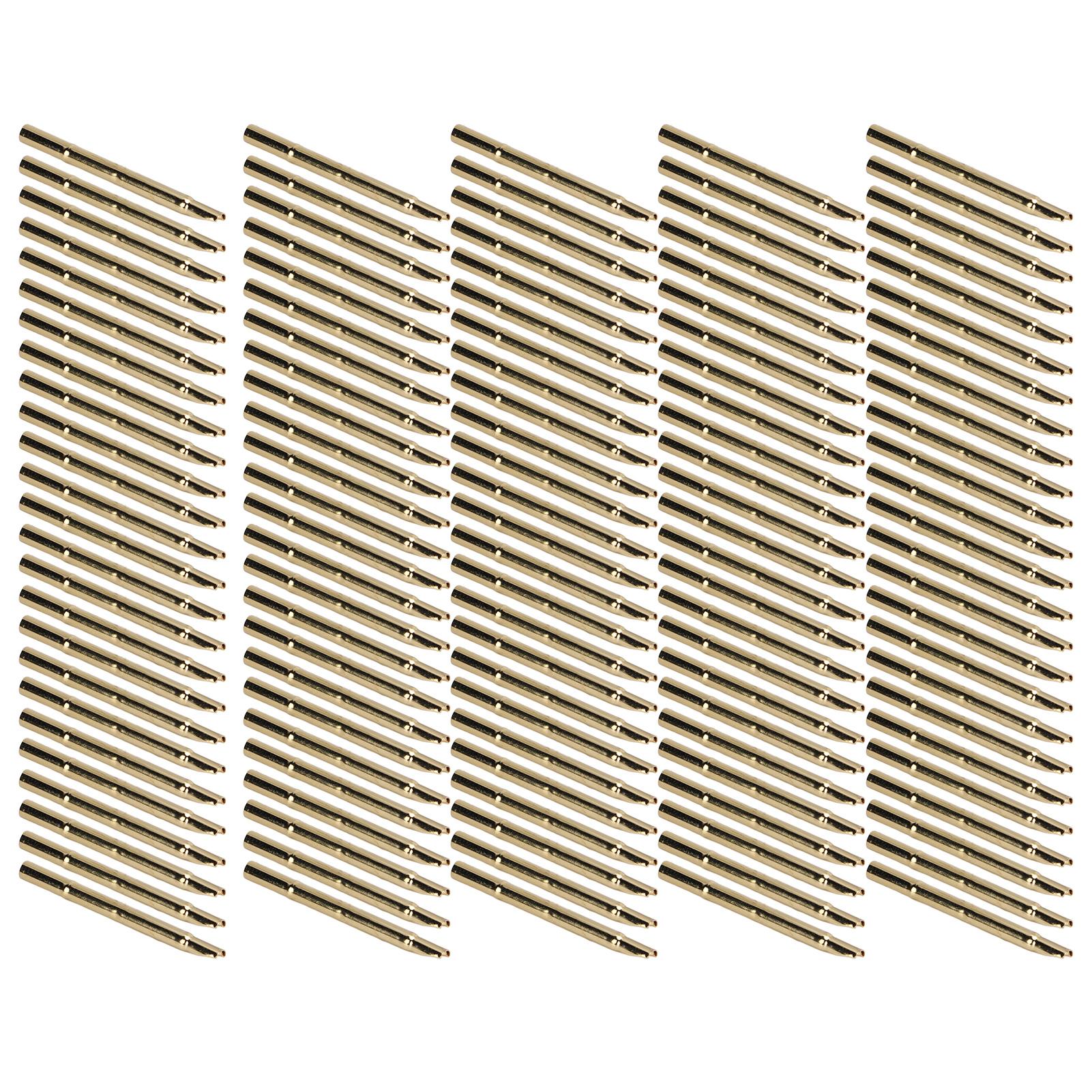 100 шт. пружинных испытательных щупов, латунные, 2,4 мм, набор аксессуаров для штифта серии P125 R125‑4S
100 шт. пружинных испытательных щупов, латунные, 2,4 мм, набор аксессуаров для штифта серии P125 R125‑4S