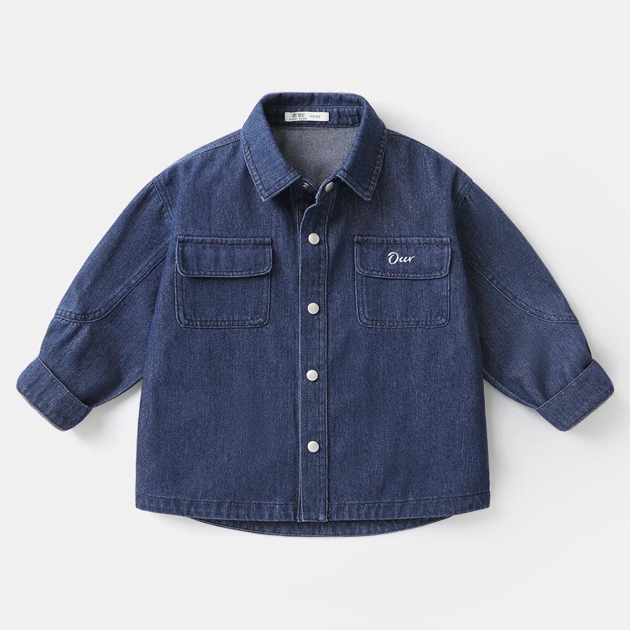 European Boy s Casual Denim Shirt Jacket - New 2026 Spring/Autumn Style for Kids 90 cm джинсовий синього кольору
European Boy s Casual Denim Shirt Jacket - New 2026 Spring/Autumn Style for Kids 90 cm джинсовий синього кольору