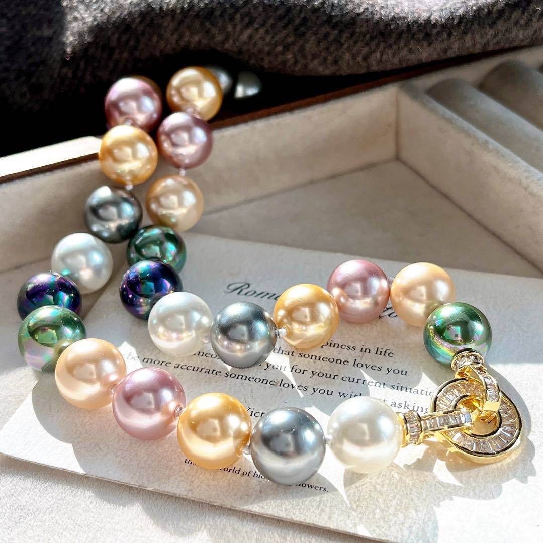 12Mm Design Color Malachite Green Artificial Crystal Pearl Necklace Clavicle Chain
12Mm Design Color Malachite Green Artificial Crystal Pearl Necklace Clavicle Chain