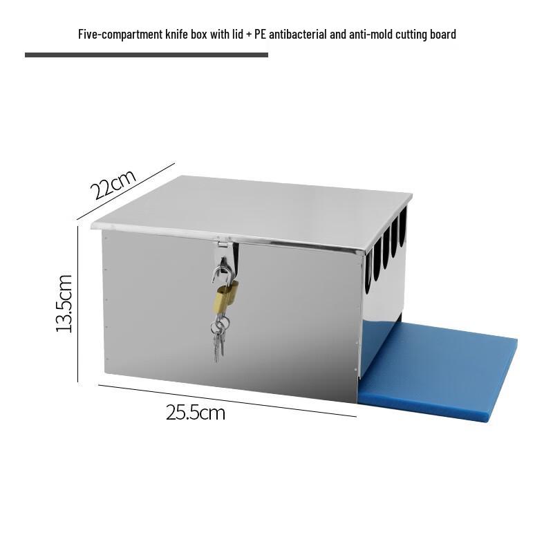 Блок для ножей из нержавеющей стали с крышкой
Блок для ножей из нержавеющей стали с крышкой