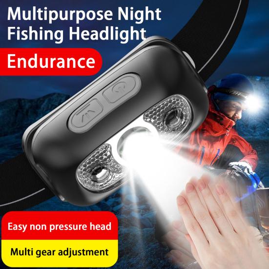 1 Set Camping Headlamp Hand Wave Induction 3-mode Adjustment High Brightness Sealed Waterproof 60 Degree Adjustable Base Induction Headlight
1 Set Camping Headlamp Hand Wave Induction 3-mode Adjustment High Brightness Sealed Waterproof 60 Degree Adjustable Base Induction Headlight