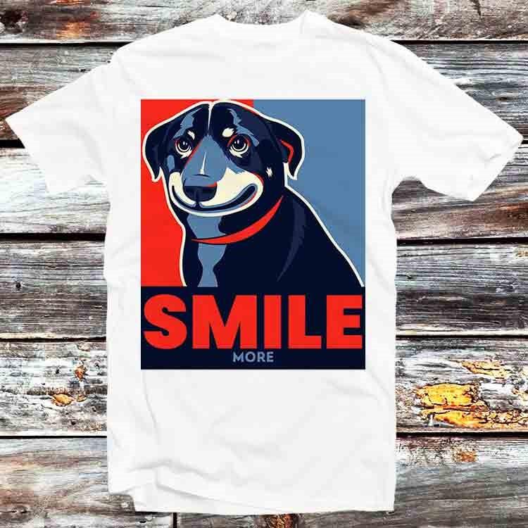 Smile More Dog T Shirt B956 L
Smile More Dog T Shirt B956 L