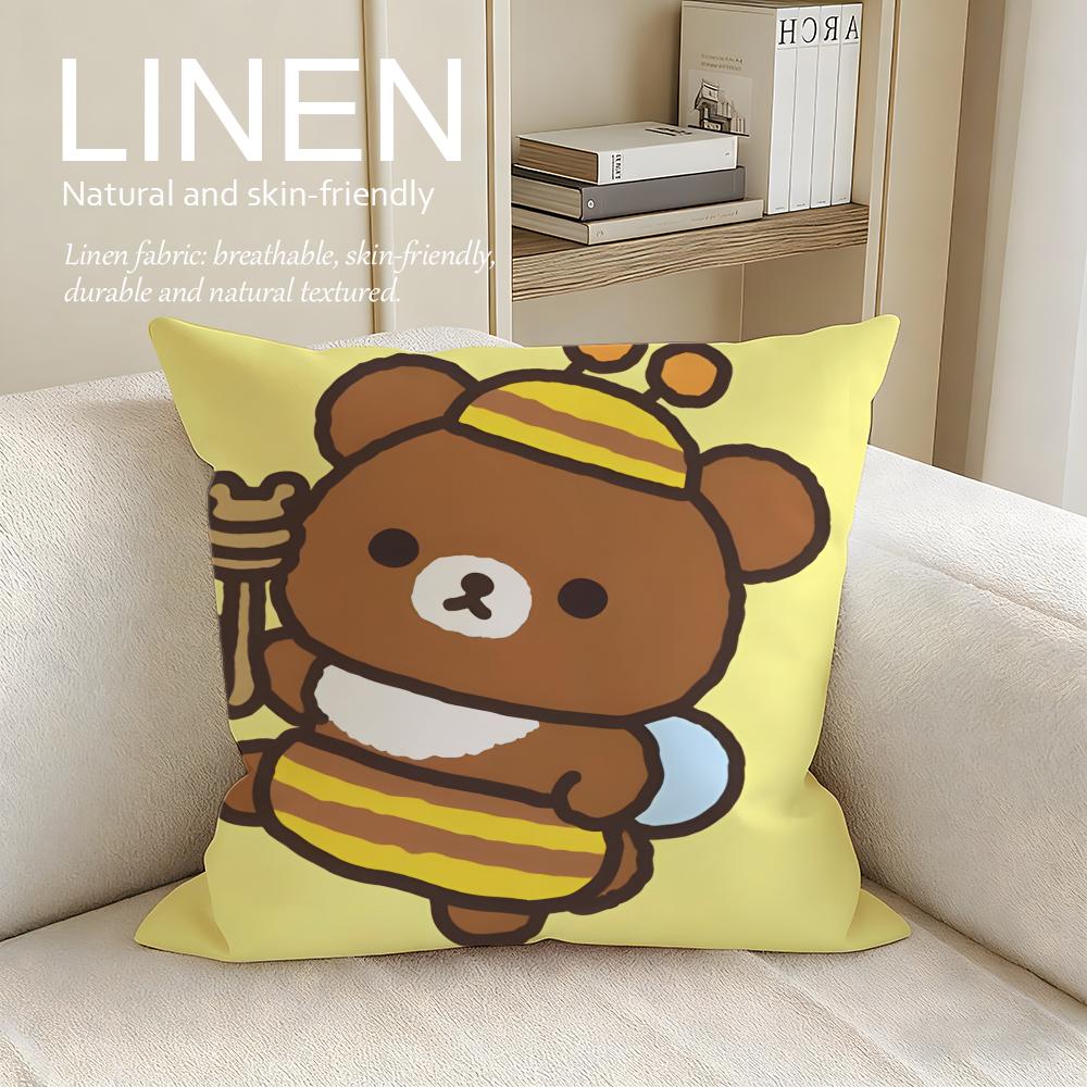 Cute Rilakkuma Cushion Cover Pillowcase Set Pcs x x Breathable Washable Sofa Cushion Cover 30X30cm
Cute Rilakkuma Cushion Cover Pillowcase Set Pcs x x Breathable Washable Sofa Cushion Cover 30X30cm