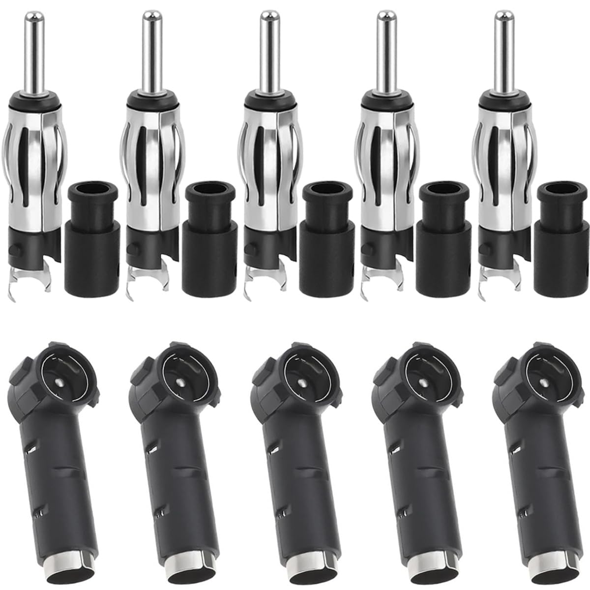 DAOKAI DIN Plug Clip Connector Straight Adapter, Car Radio Antenna Female Jack Replacement DIN
DAOKAI DIN Plug Clip Connector Straight Adapter, Car Radio Antenna Female Jack Replacement DIN