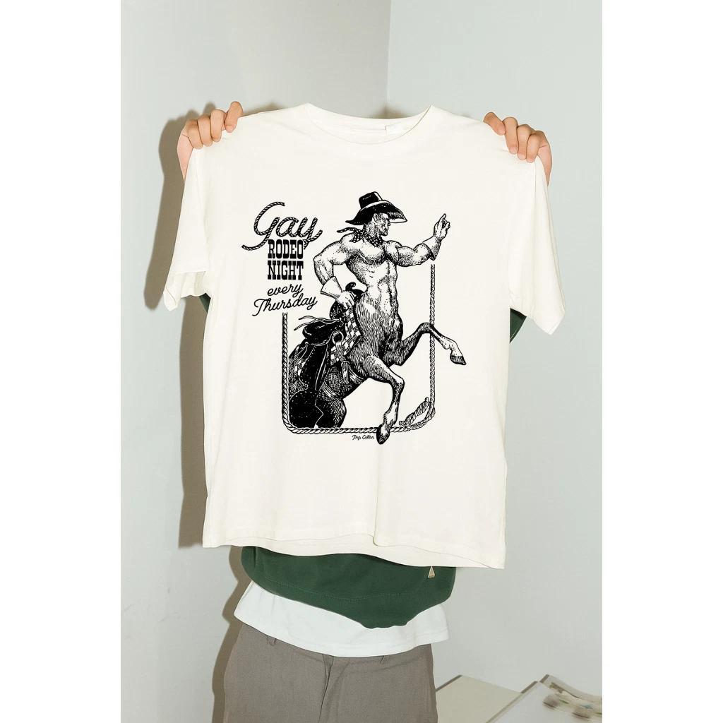 Vintage Gay Rodeo Night Sexy Centaur Cowboy Graphic T-Shirt – Unisex Cotton Tee L
Vintage Gay Rodeo Night Sexy Centaur Cowboy Graphic T-Shirt – Unisex Cotton Tee L