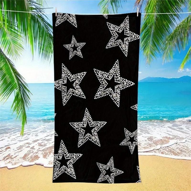 1pc Glittery Star Pattern Microfiber Towel - Lightweight, Ultra-Soft, Handwashable or Machine Washable, Ideal for Yoga, Travel W40*H60(CM)
1pc Glittery Star Pattern Microfiber Towel - Lightweight, Ultra-Soft, Handwashable or Machine Washable, Ideal for Yoga, Travel W40*H60(CM)