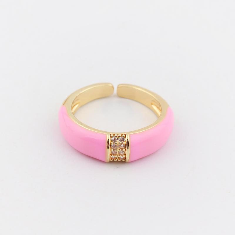 6 Colors Simple Style Colorful Enamel Ring Paved With Shiny Rainbow Cubic Zircon Stone Fashion Wed Engage Ring For Women resizable розовый
6 Colors Simple Style Colorful Enamel Ring Paved With Shiny Rainbow Cubic Zircon Stone Fashion Wed Engage Ring For Women resizable розовый