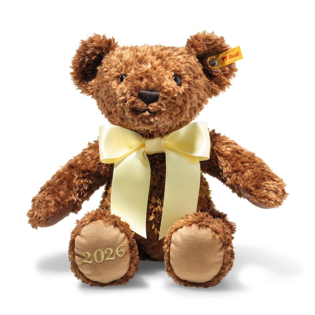 Steiff Limited Edition 2026 Cozy Year Teddy Bear Soft Plush Keepsake Bear with 2026 Year Embroidered on Paw -
Steiff Limited Edition 2026 Cozy Year Teddy Bear Soft Plush Keepsake Bear with 2026 Year Embroidered on Paw -